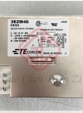 3EZM4S F8124 全新原装正品 滤波器 CORCOM/TE