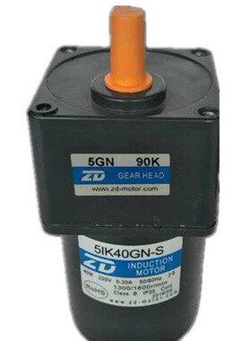 中大三相220V/380V 40W 交流减速电机5IK40GN-S3-5GN20K现货