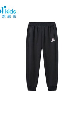 361度女童棉质运动裤新品2025夏束脚九分裤小学生针织裤K62522502