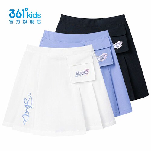 361女童速干运动裙新品2025夏梭织短裙中大童A字半身裙K62523503