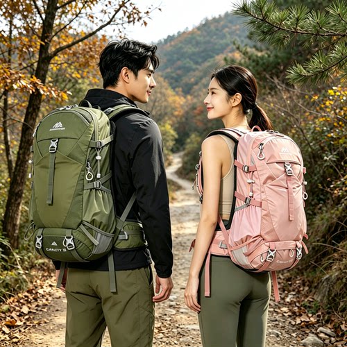 35L户外登山包悬浮背负系统防水耐磨多功能超轻运动登山徒步背包
