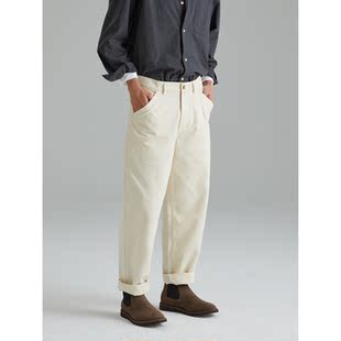 【断码特价】进口盐缩高密匹马棉面料五袋直筒休闲裤kurokawa黑川