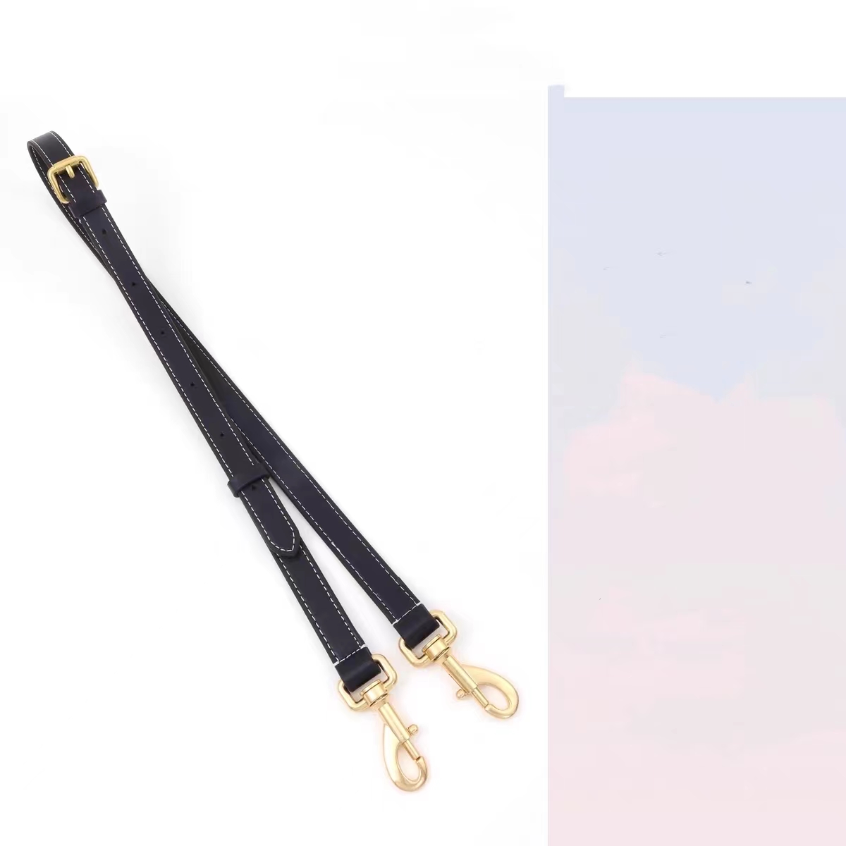 帆布TB牛皮斜跨包背带