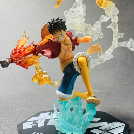 全套海贼王手办摆件模型路飞索隆艾斯罗红发动漫生日礼物玩偶公仔