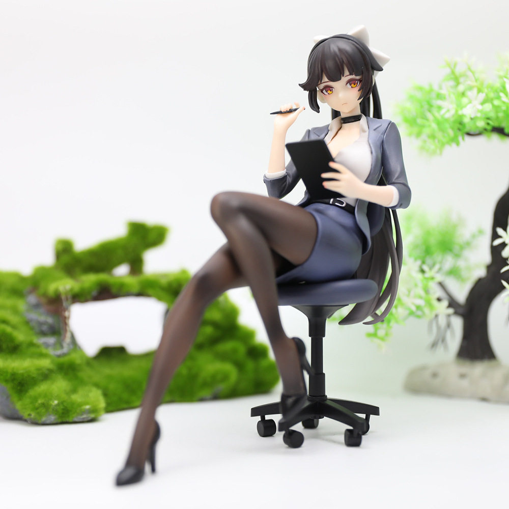 碧蓝秘书美少女高雄手办航线模型动漫游戏桌面机箱摆件玩具礼物