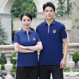 黑色保安短袖T恤单上衣夏季物业安保团体工作服执勤作训服套装男