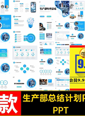 生产部总结计划PPTPPT1款机床简约模板机械年终工作总结大气车间