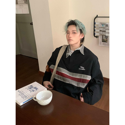 NECOYEP2024美式翻领卫衣