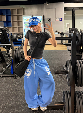 NECOYEP 美式十字架圆领修身短袖T恤女辣妹简约显瘦百搭打底上衣