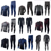 滑跑步套装 德国crivit男士 排汗速干衣户外健身跑步运动紧身衣长袖