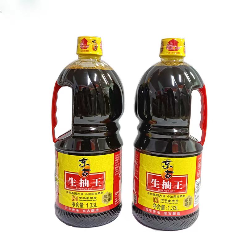 东古生抽王1.33l大瓶家用商用烹调炒菜佐餐凉拌炒菜酿造酱油包邮