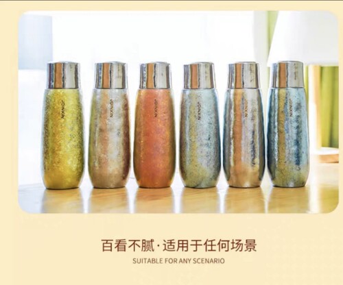 JOINXIN星彩焖泡杯纯钛水杯商务旅行保温杯高档养生茶水杯泡茶杯