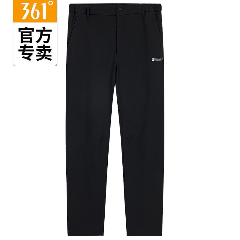 361度男士综训长裤敞口新款2024春季跑步男式直筒运动裤552414714