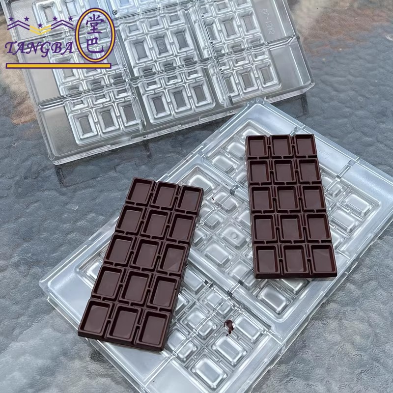 堂巴PC长方排块巧克力模具易脱模