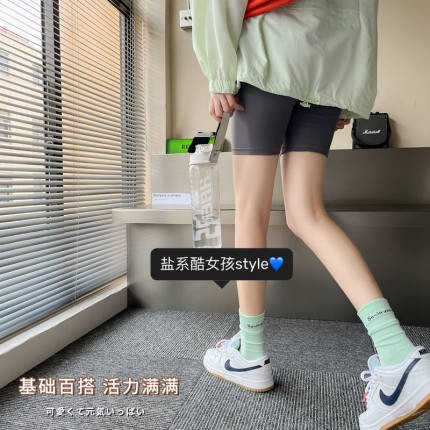 袜子女夏季薄款运动透气防臭诸暨suxinaimin日系松口中筒堆堆袜子