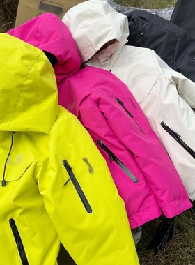 到175码 秋冬新款 儿童户外休闲防风防水羽绒服冲锋衣外套 可亲子