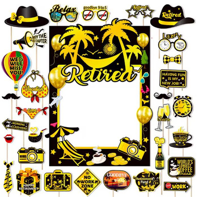 HAPPYRETIREMENT退休离职道具