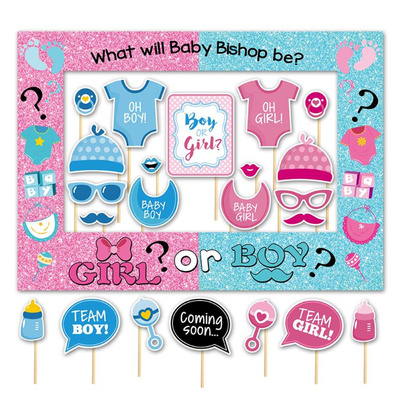 性别揭示拍照道具BOYORGIRL