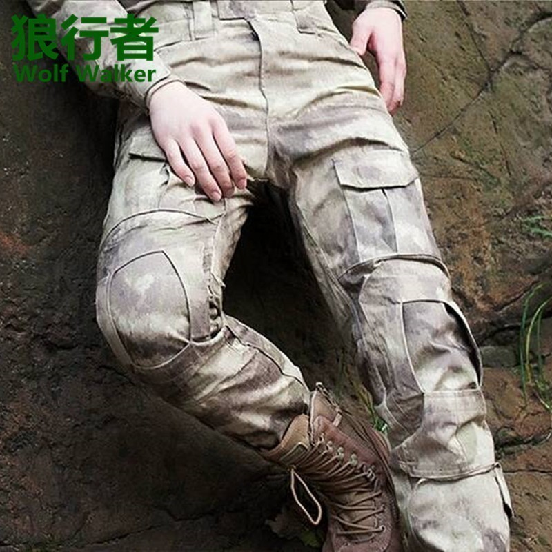 户外军迷GEN3蛙服单裤特种兵灰废墟迷彩全地形AT工装长裤G2战术裤