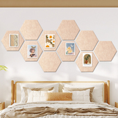 墙纸自粘卧室温馨3d立体墙贴壁纸背景墙面毛毡墙贴装 饰遮丑贴纸