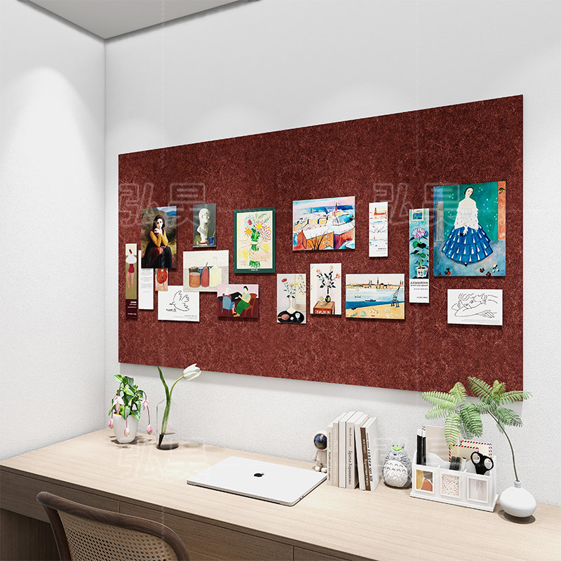 毛毡板墙贴定制照片墙ins书桌背景墙装饰留言板公告栏展示板自粘
