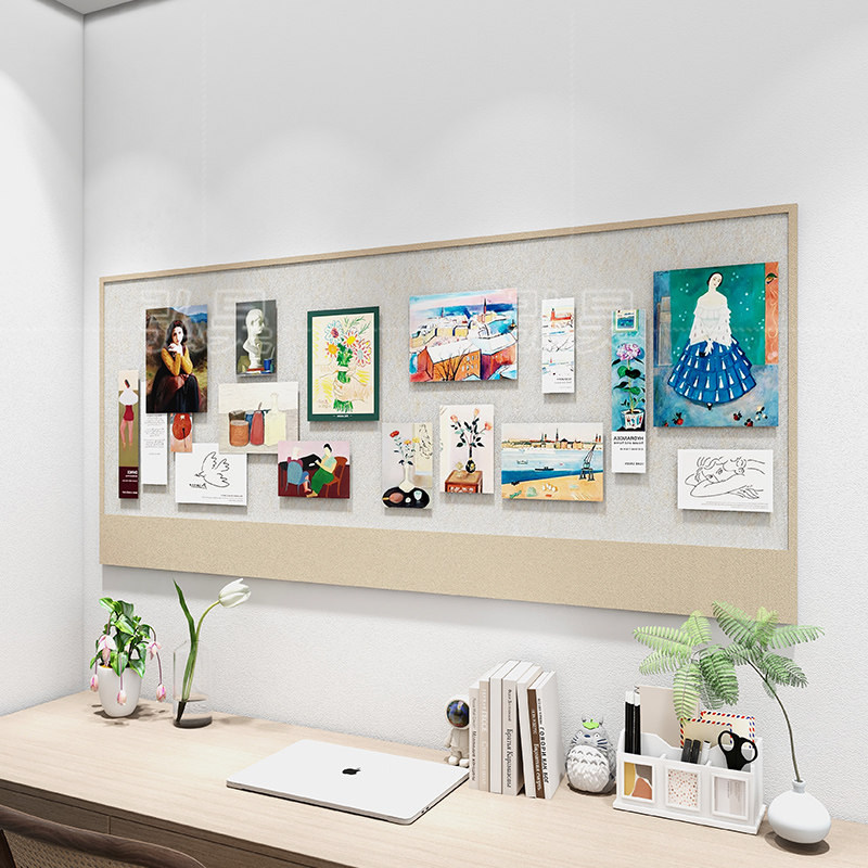 奶油风毛毡墙贴展示板背景墙照片墙软木板文化墙背景板书桌留言板,家居饰品,软装墙贴,淘宝优惠券,粉丝福利购,淘宝优惠卷