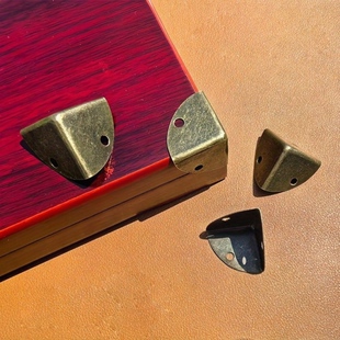 木箱五金 航空箱 固定护角 三面三角包边角码 仿古直角包角樟木箱