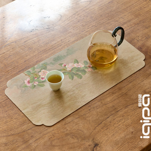 小茶席防水茶旗布高端茶桌垫布