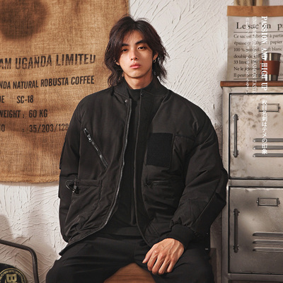 加厚冬季夹棉棉衣棉服外套