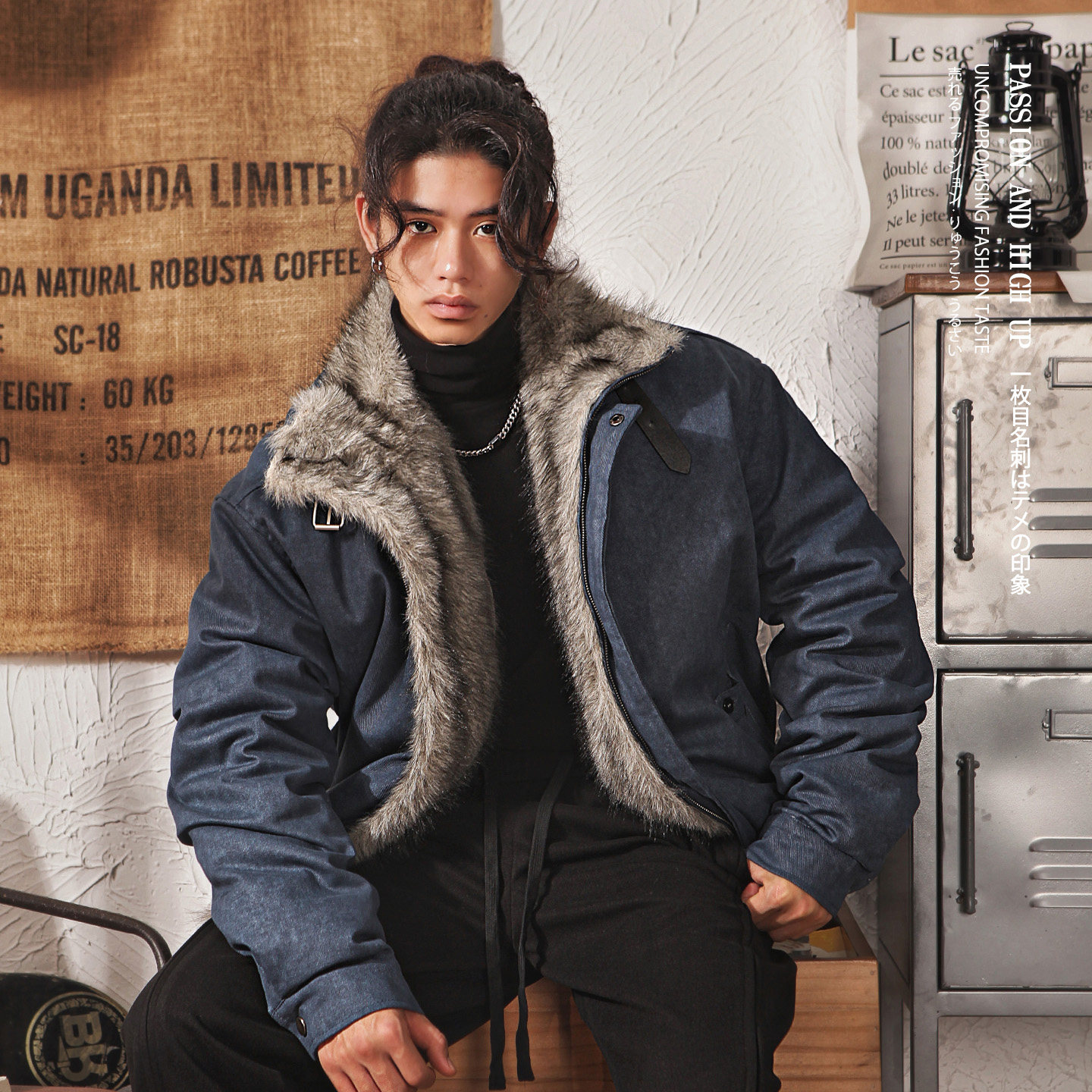 90国标白鸭绒羽绒服男款冬季潮牌