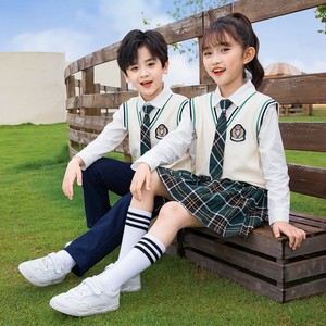 小学生校服春秋装套装英伦风幼儿园园服夏装班服儿童演出表演合唱