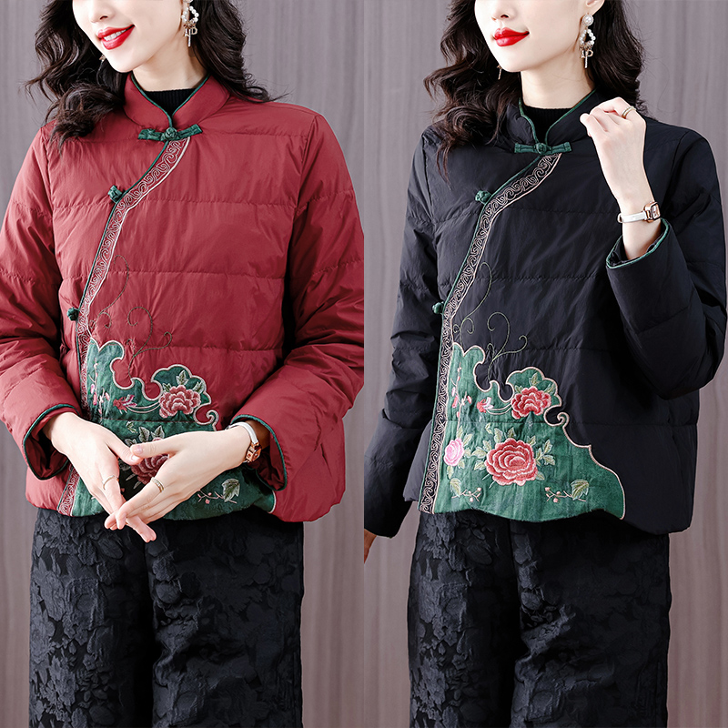 唐装小棉袄宽松大码外套