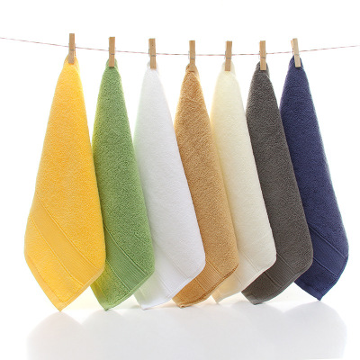 free shipping 35*35cm cotton Face Towel washcloth 小方毛巾