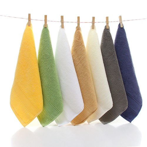 free shipping 35*35cm cotton Face Towel washcloth 小方毛巾