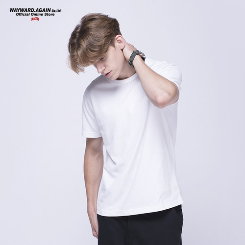 原创纯棉打底情侣圆领短袖T恤