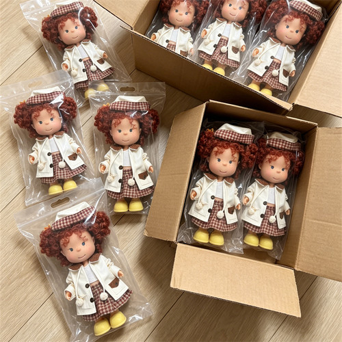土豆娃娃pippa搪胶公仔24cm洋娃娃新款生日礼物套装六一儿童节礼