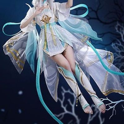 王者荣耀cos服 西施新皮肤游龙清影套装cosplay服装女送龙珠现货