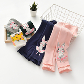 外穿长裤 女童裤 小女孩洋气打底裤 儿童纯棉春秋薄款 子2020秋季 新款