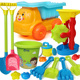 儿童沙滩玩具套装 玩沙子挖铲子沙漏推车桶工具决明子宝宝戏水玩具
