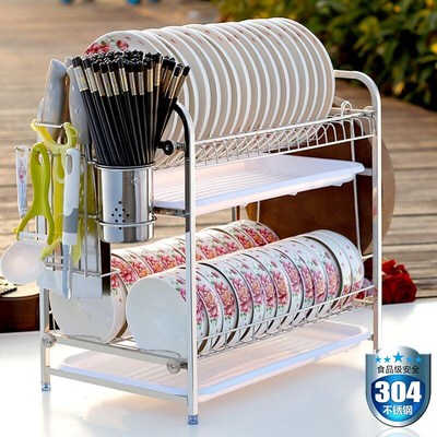 304不锈钢2层筷子菜板厨房用品