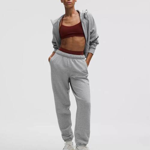 海外代购lululemon/露露乐蒙女士运动长裤中腰宽松休闲训练