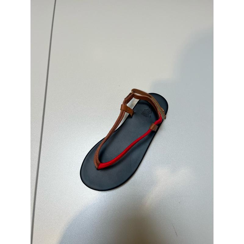 Ancient Greek Sandals女式红棕牛皮凉鞋舒适透气休闲时尚鞋