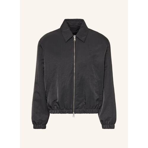 代购AMI PARIS男士夹克防风保暖黑色棉质春秋日常外套爆款休闲