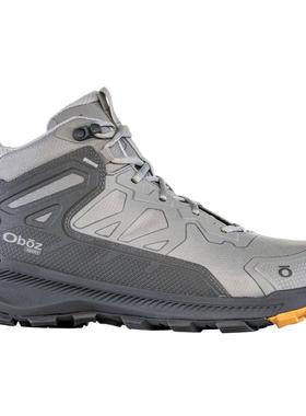 代购Oboz男士高帮轻量防水透气徒步鞋Katabatic Mid B-DRY户外登