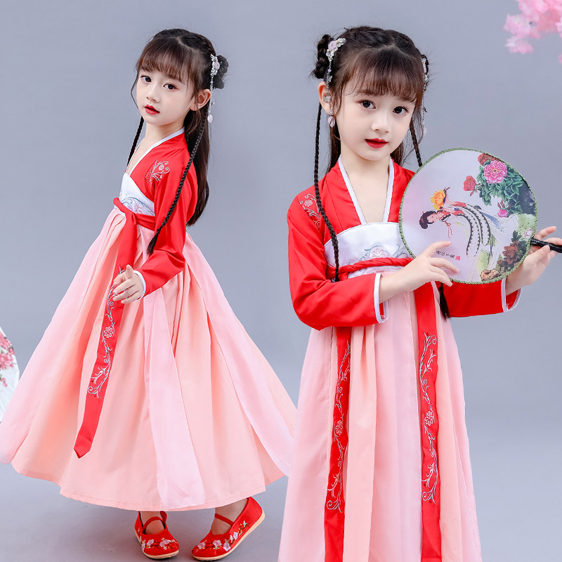 汉服女童仙女裙襦裙中国风