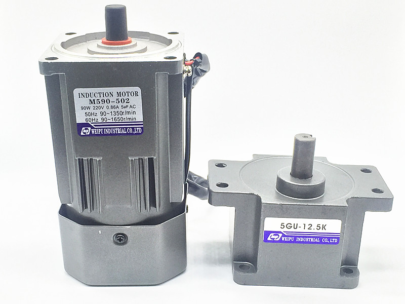 90W减速电机 5RK90GU-CF 调速/变速电机马达 220V 齿轮 可逆电机