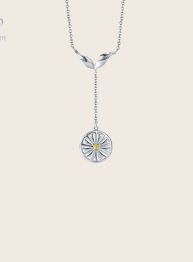 女吊坠纯银项链俏皮风送礼吊坠