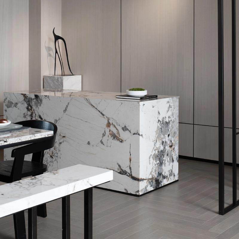 潘多拉天然大理石板材定制加工工厂客厅精装室内地板砖别墅背景