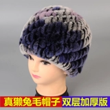 Шерстяная зимняя демисезонная вязаная шапка для матери, для среднего возраста