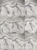 ccd相机卡册挂件可爱粉红色系甜美爱心注射甜酷挂链咕本链手机链